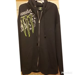 Special Edition Monster Men's XL Zip up Hoodie